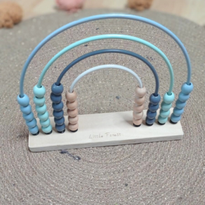 Perles de comptage bleues