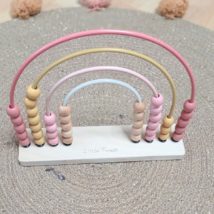 Perles de comptage roses