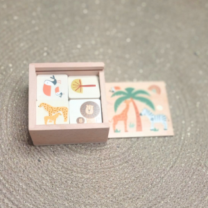 Mémo safari en bois