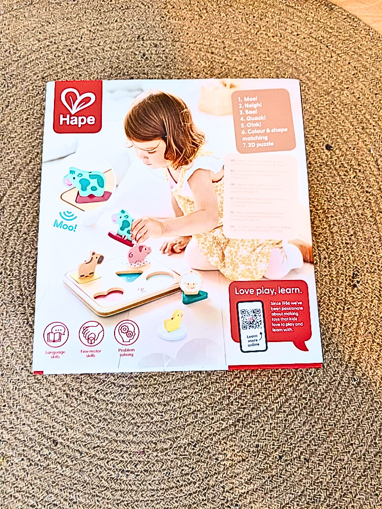 Puzzle sonore animaux de la ferme Hape – Image 3