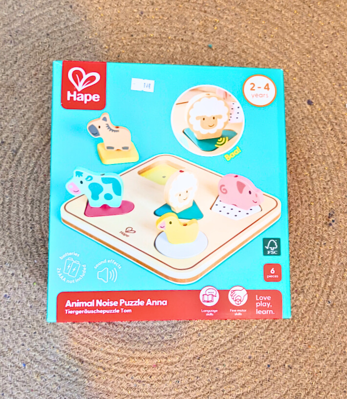 Puzzle sonore animaux de la ferme Hape – Image 2