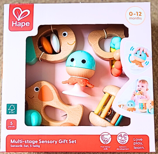 Coffret Sensoriel 1er âge - Jouets d'éveil HAPE